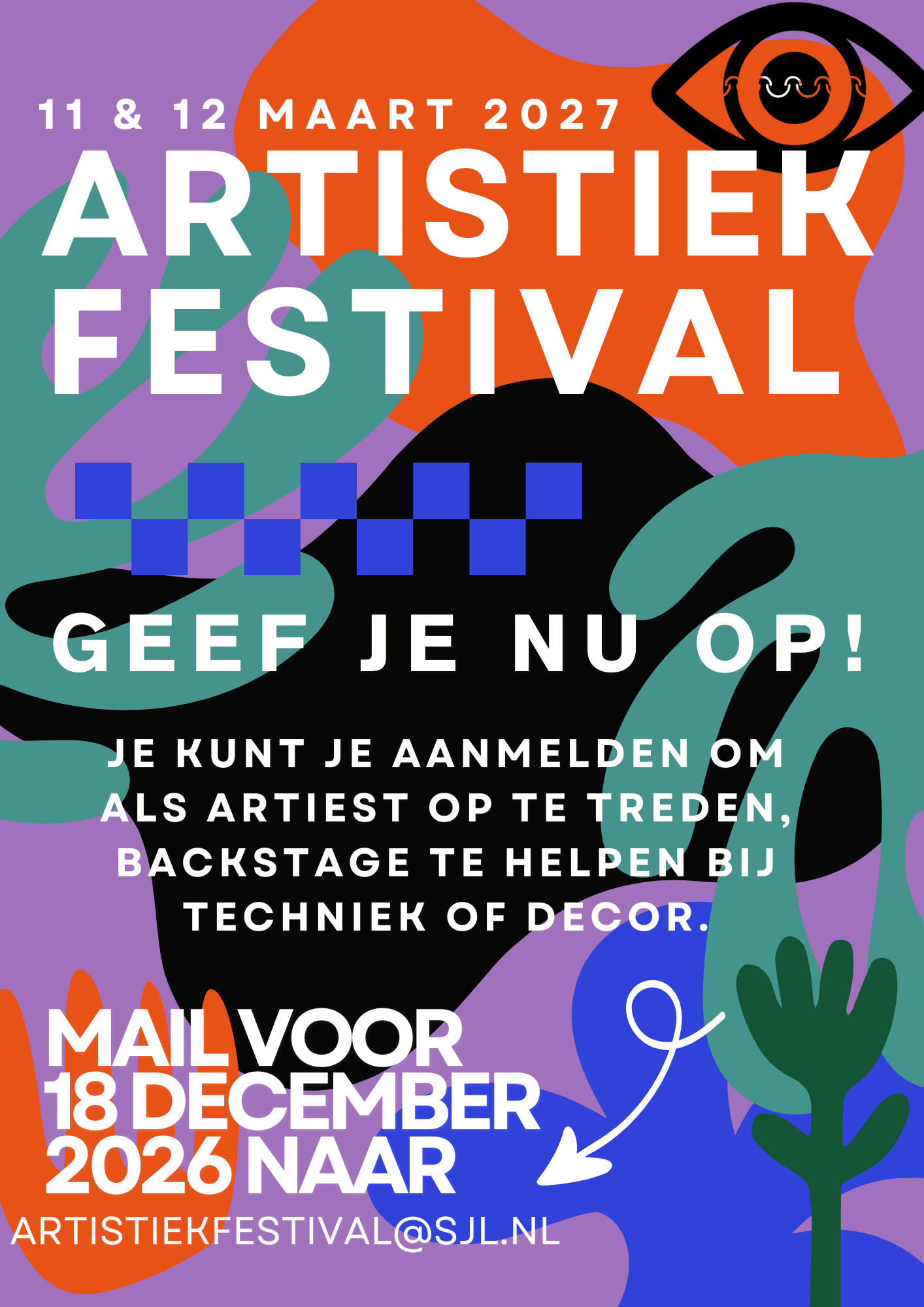 Poster Artistiek Festival opgave 2